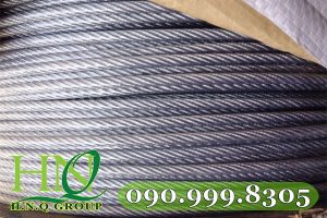 Cáp bọc nhựa PVC trắng