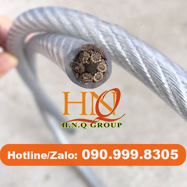 Dây cáp thép bọc nhựa làm dây cứu sinh an toàn