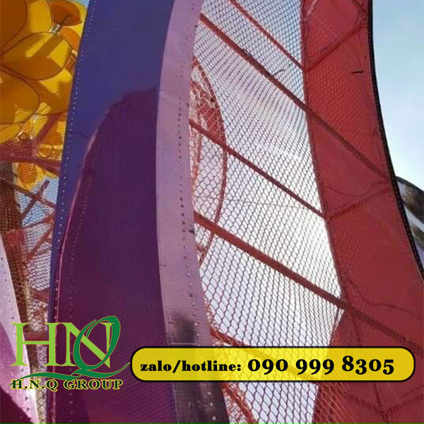 Lưới trang trí biển hiệu gắn đèn led đường phố