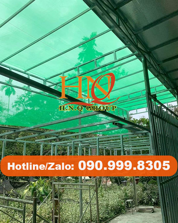 Cách chọn lưới che nắng cho vườn hoa ngày tết